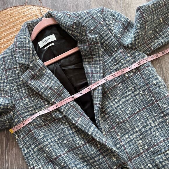 Isabel marant kice plaid blazer jacket women’s size‎ 34 - Picture 6 of 11